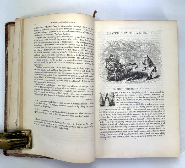 Master Humphrey's Clock (The Old Curiosity Shop), Charles Dickens, Chapman and Hall, First Book Edition, 1840