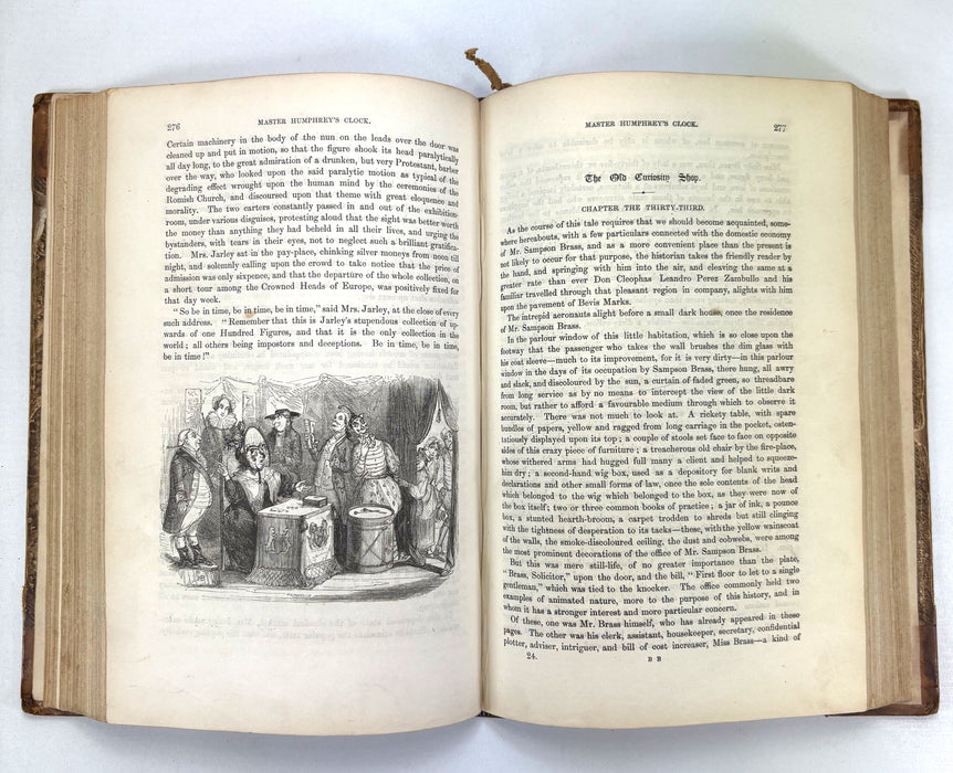 Master Humphrey's Clock (The Old Curiosity Shop), Charles Dickens, Chapman and Hall, First Book Edition, 1840