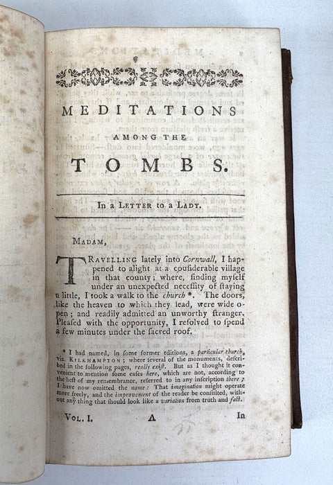 Meditations and Contemplations, by James Hervey, printed for J. Lackington, 1788