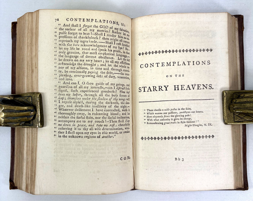 Meditations and Contemplations, by James Hervey, printed for J. Lackington, 1788