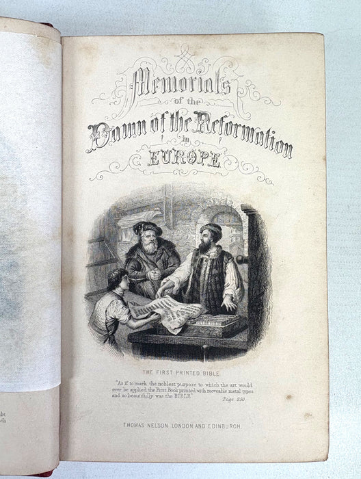 Memorials of the Reformation of Europe, Thomas Nelson, 1850