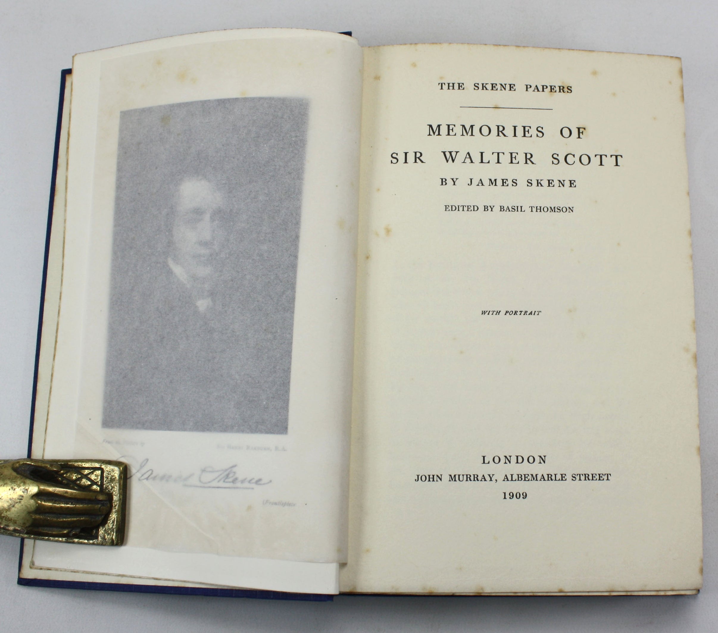 Memories of Sir Walter Scott, James Skene, Basil Thomson, 1909, John M ...