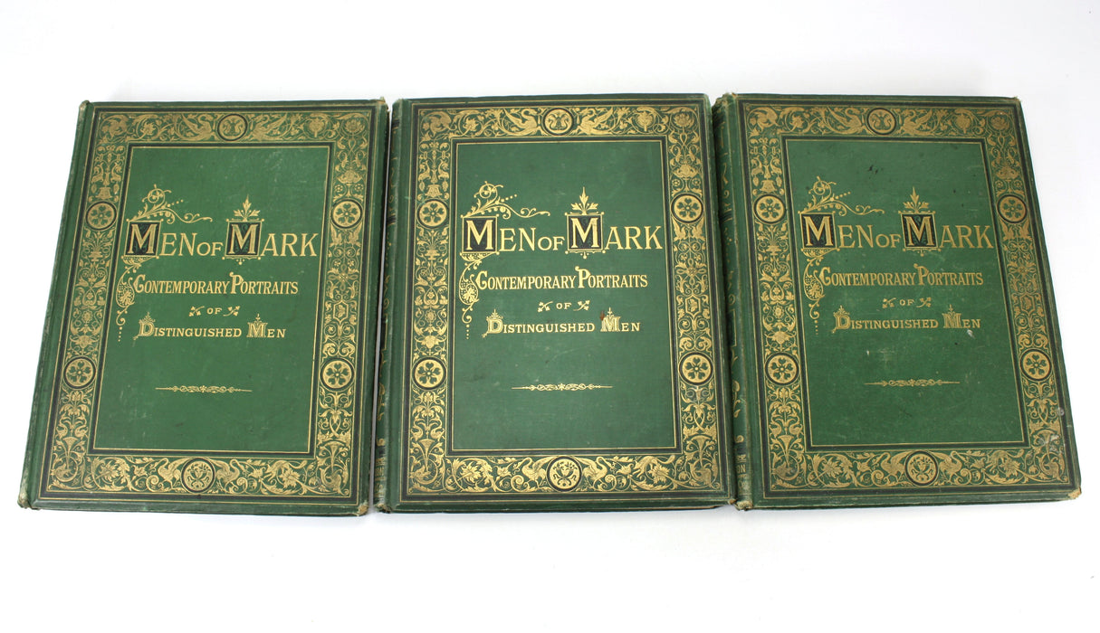 Men of Mark; A Gallery of Contemporary Portraits, Photographed by Lock and Whitfield, Thompson Cooper, 1876-1881. Chiswick Press.