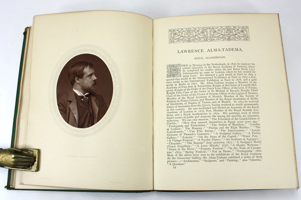 Men of Mark; A Gallery of Contemporary Portraits, Photographed by Lock and Whitfield, Thompson Cooper, 1876-1881. Chiswick Press.