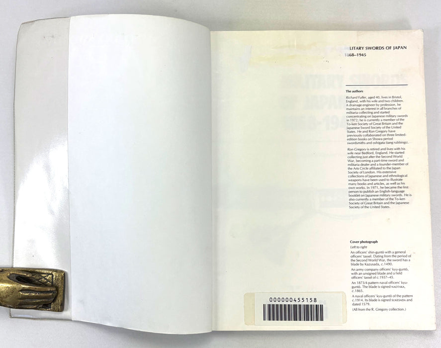 Military Swords of Japan, 1868-1945, Richard Fuller and Ron Gregory, 1993