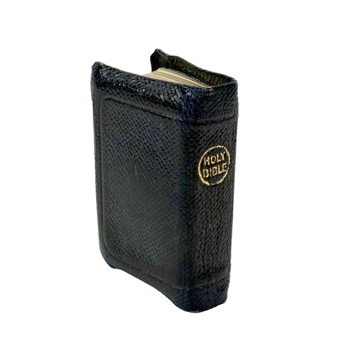 Miniature Book; The Holy Bible containing the Old and New Testaments, David Bryce, Glasgow, 1896, with magnifier