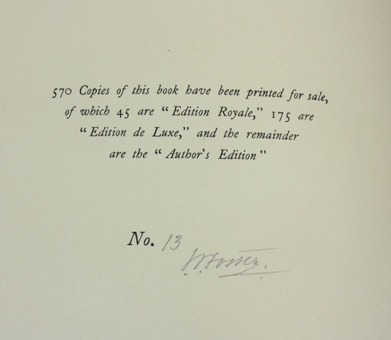 Miniature Painters British and Foreign, J.J. Foster, Signed Edition Royale, No. 13/45. 1903.