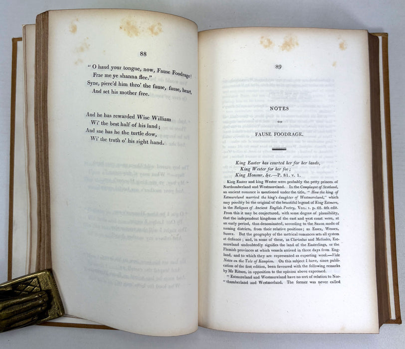 Minstrelsy of the Scottish Border; Consisting of Historical and Romantic Poets, Walter Scott, Second edition, Edinburgh, 1803
