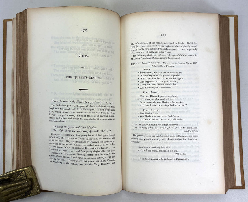 Minstrelsy of the Scottish Border; Consisting of Historical and Romantic Poets, Walter Scott, Second edition, Edinburgh, 1803