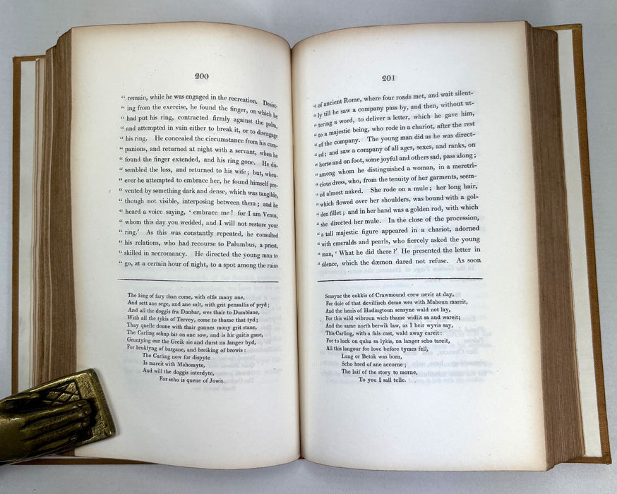 Minstrelsy of the Scottish Border; Consisting of Historical and Romantic Poets, Walter Scott, Second edition, Edinburgh, 1803