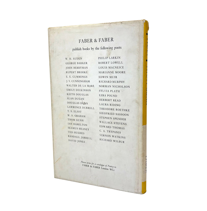 Moly, Thom Gunn, Faber and Faber, 1971