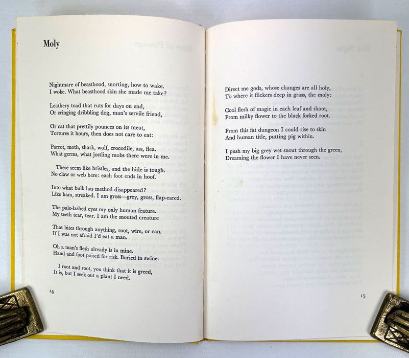 Moly, Thom Gunn, Faber and Faber, 1971