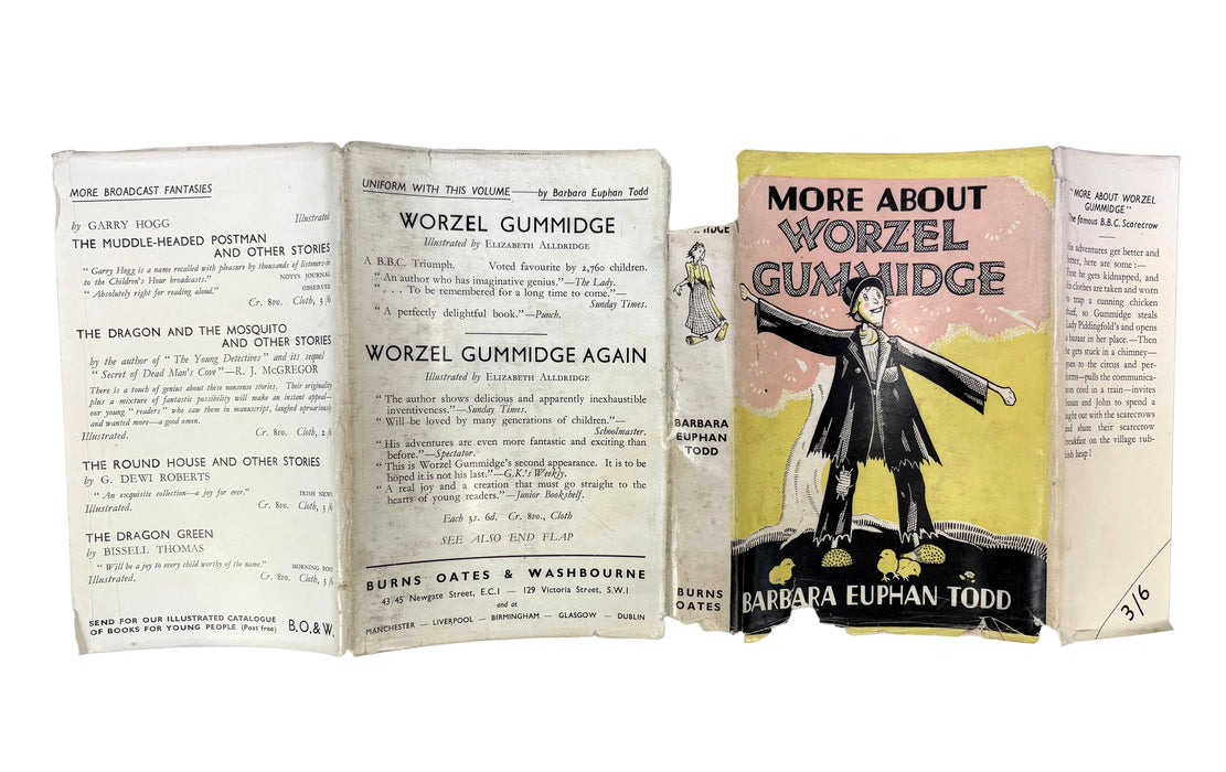 More About Worzel Gummidge, Barbara Euphan Todd, 1st edition, 1st impression, with dustjacket, 1938
