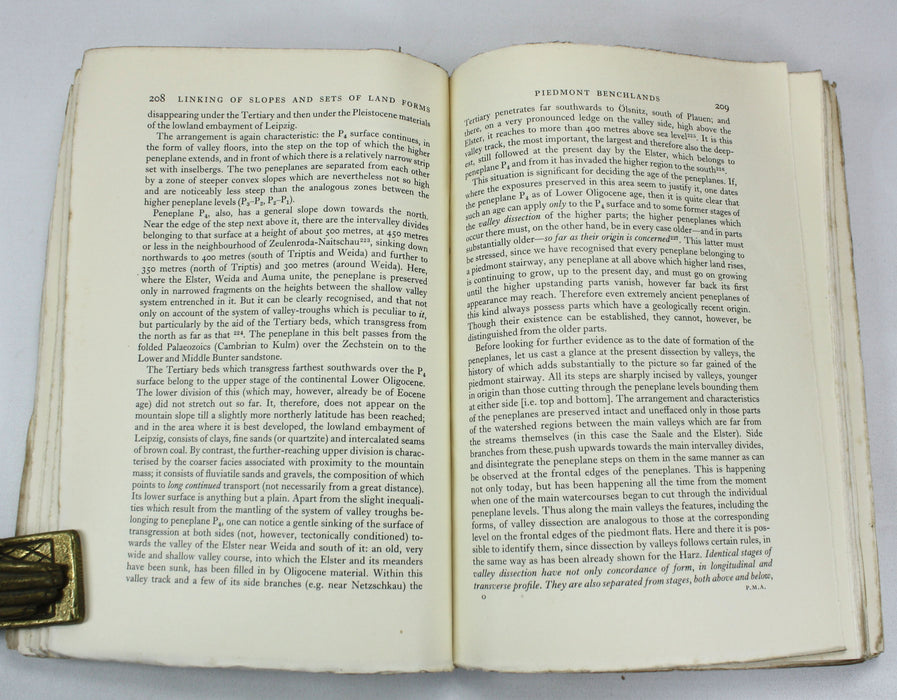 Morphological Analysis of Land Forms; A Contribution to Physical Geology, Walther Penck, 1953, Printer's File copy