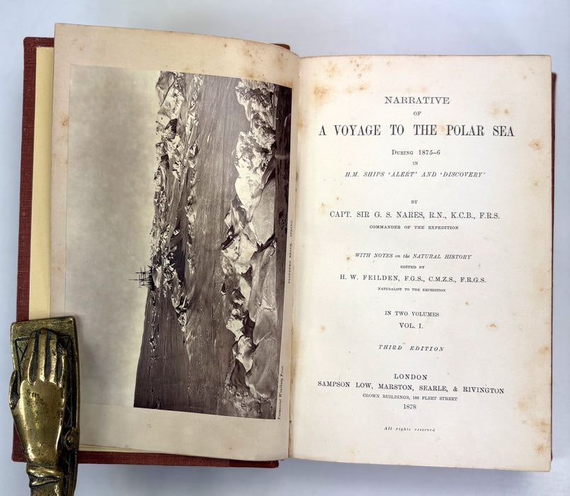Narrative of A Voyage to the Polar Sea During 1875-6 in H.M. Ships 'Albert' and 'Discovery', by Capt. Sir G.S. Nares, 1878