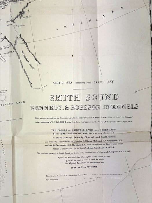 Narrative of A Voyage to the Polar Sea During 1875-6 in H.M. Ships 'Albert' and 'Discovery', by Capt. Sir G.S. Nares, 1878