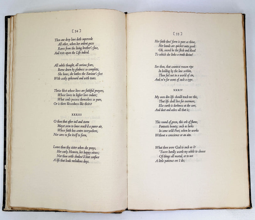 Nonesuch Press; In Memoriam, Alfred Lord Tennyson, 1933, numbered limited edition