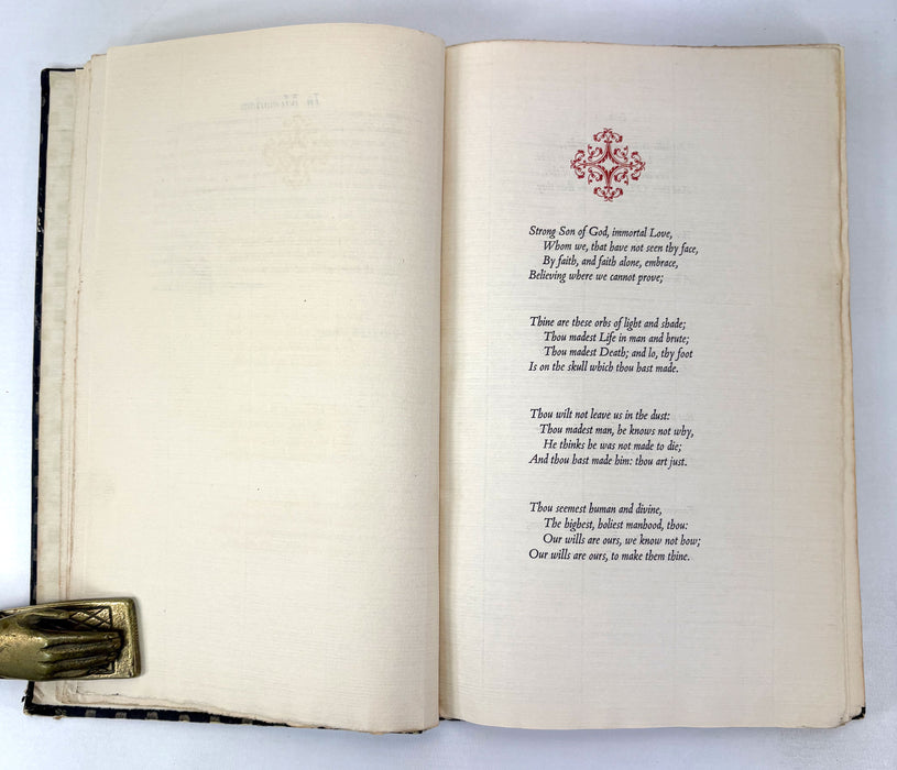 Nonesuch Press; In Memoriam, Alfred Lord Tennyson, numbered limited edition, 1933