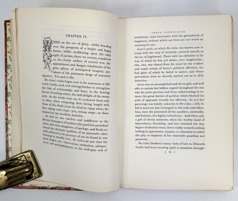 Nonesuch Press; Irene Iddesleigh, A Novel by Mrs. Amanda McKittrick Ros, 1926, numbered limited edition