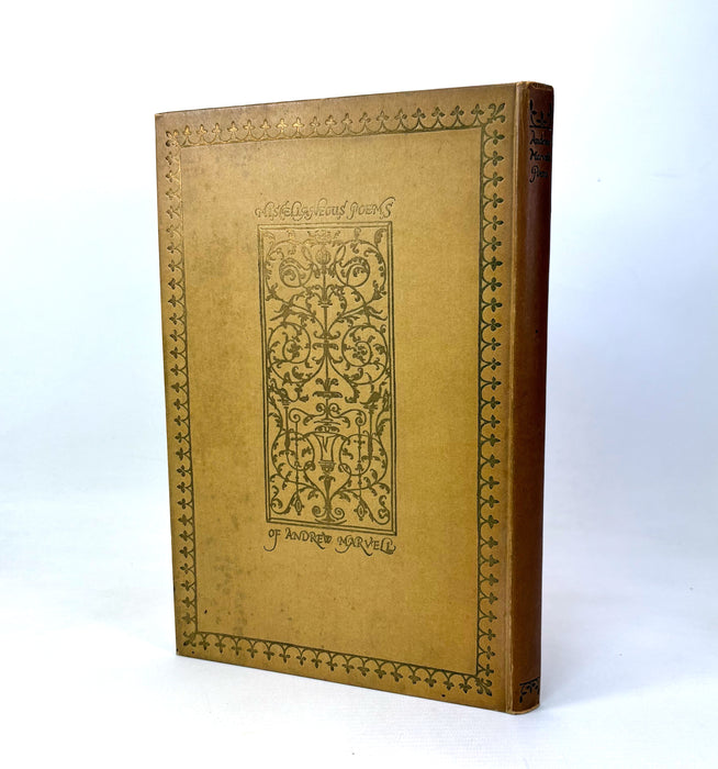 Nonesuch Press; Miscellaneous Poems by Andrew Marvell, numbered limited edition, 1923