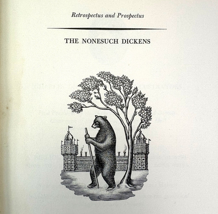 Nonesuch Press; Retrospectus and Prospectus; The Nonesuch Dickens, 1937