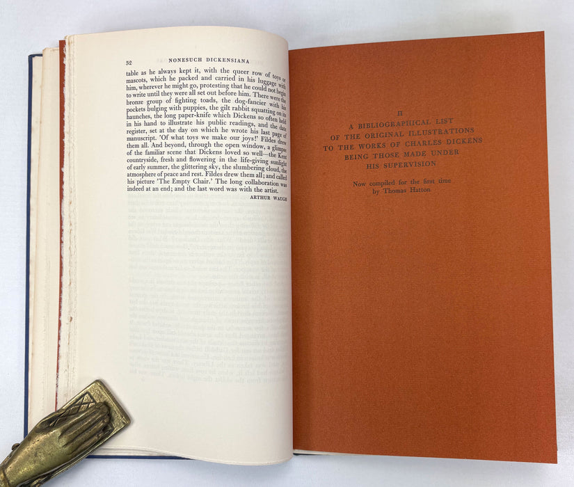 Nonesuch Press; Retrospectus and Prospectus; The Nonesuch Dickens, 1937
