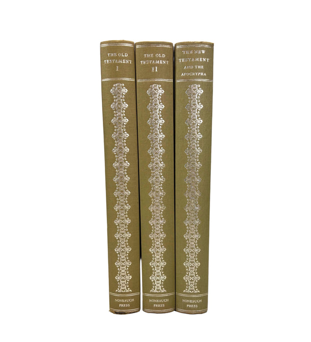 Nonesuch Press; The Holy Bible; The Authorized or King James Version of 1611, In Three Volumes, 1963