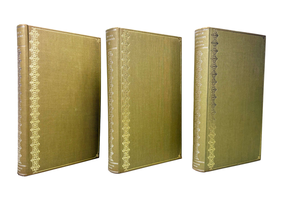 Nonesuch Press; The Holy Bible; The Authorized or King James Version of 1611, In Three Volumes, 1963