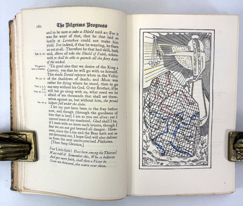 Nonesuch Press; The Pilgrim's Progress, and The Life & Death of Mr. Badman by John Bunyan 1628-1688, numbered limited edition, 1928
