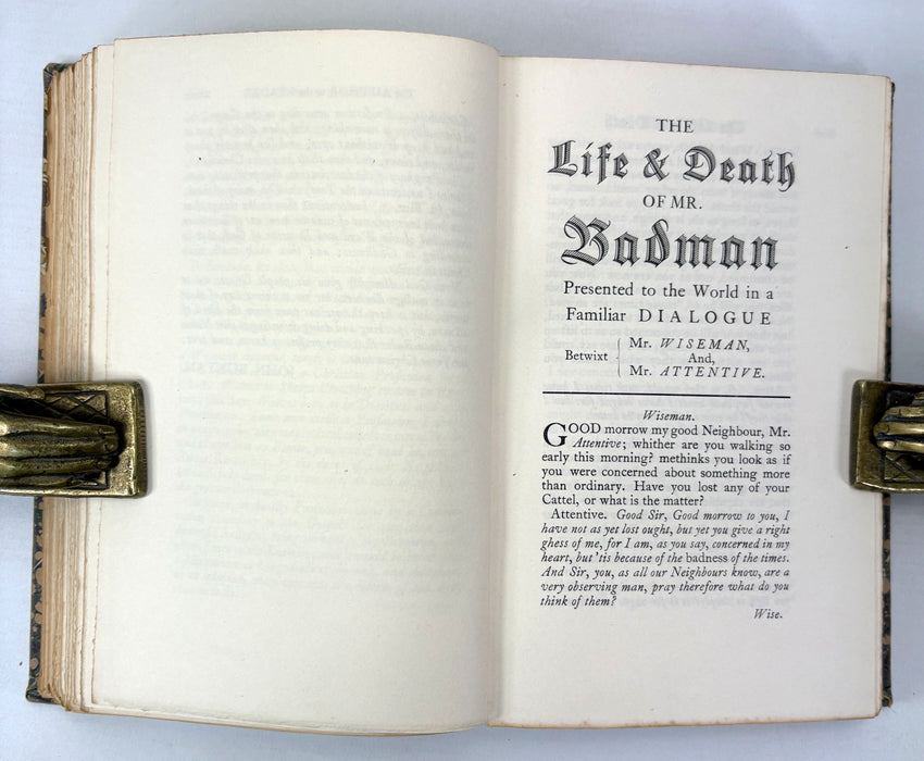 Nonesuch Press; The Pilgrim's Progress, and The Life & Death of Mr. Badman by John Bunyan 1628-1688, numbered limited edition, 1928