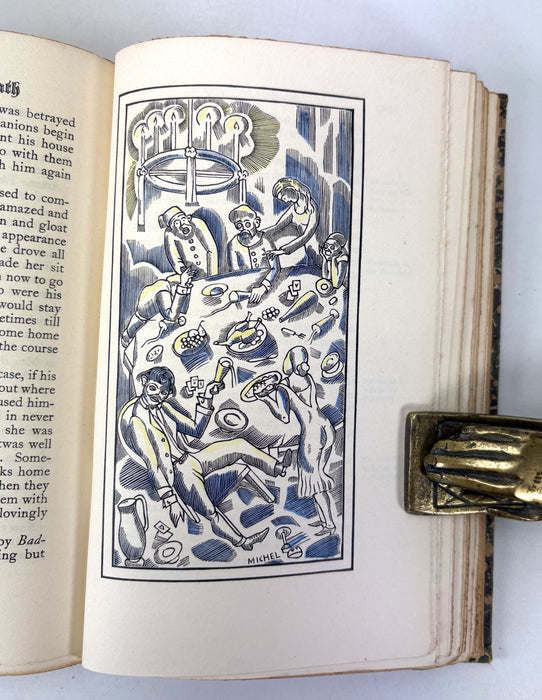 Nonesuch Press; The Pilgrim's Progress, and The Life & Death of Mr. Badman by John Bunyan 1628-1688, numbered limited edition, 1928