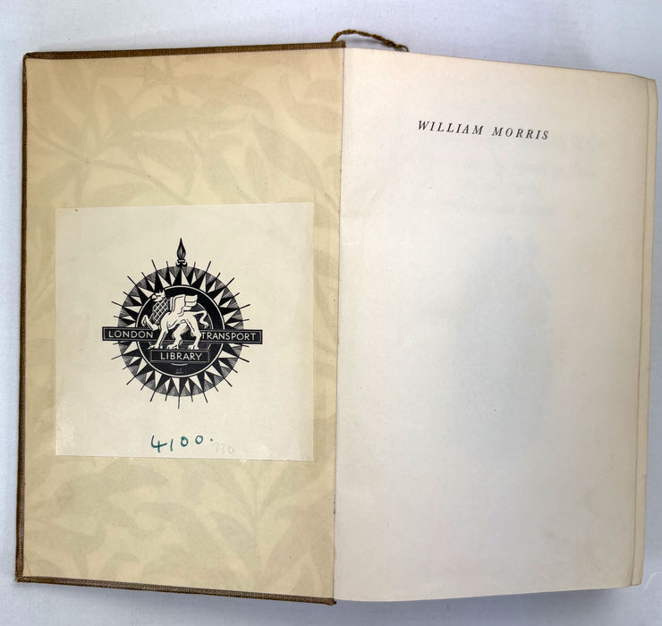 Nonesuch Press; William Morris, Centenary Edition, edited by G.D.H. Cole, 1934 first edition