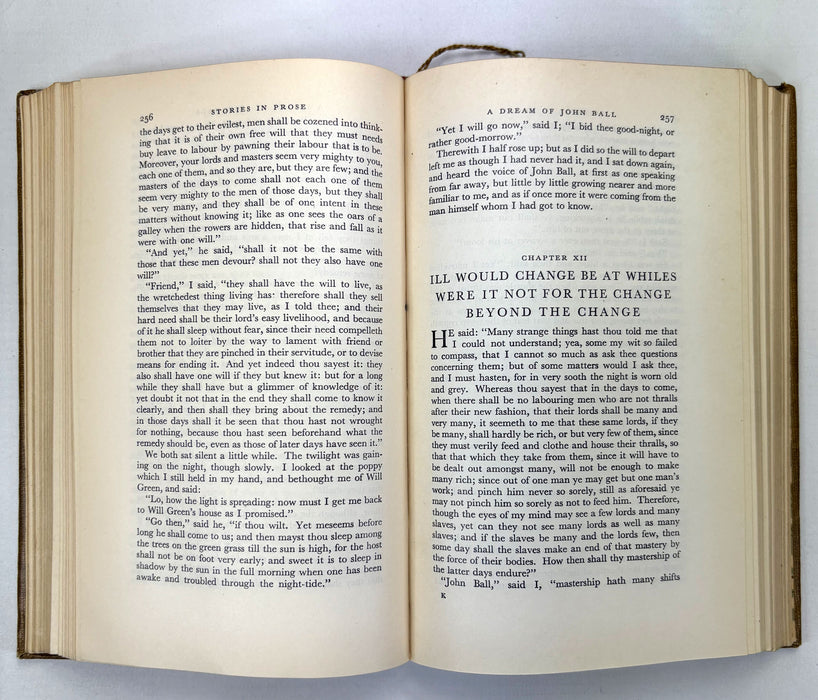 Nonesuch Press; William Morris, Centenary Edition, edited by G.D.H. Cole, 1934 first edition