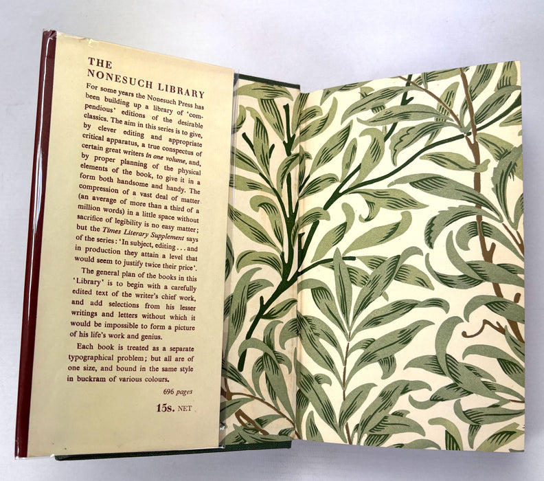 Nonesuch Press; William Morris, Centenary Edition, edited by G.D.H. Cole, 1946 edition with dustjacket