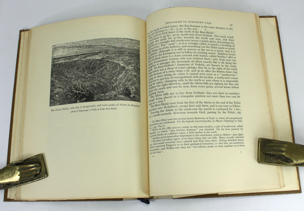 Northern Najd; A Journey from Jerusalem to Anaiza in Qasim by Carlo Guarmani, The Argonaut Press, 1938 Limited edition