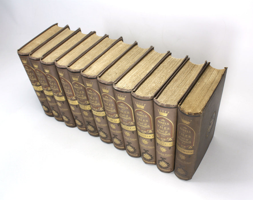 Novels and Tales by the Earl of Beaconsfield. 11 volumes complete, 1881. Hughenden Edition