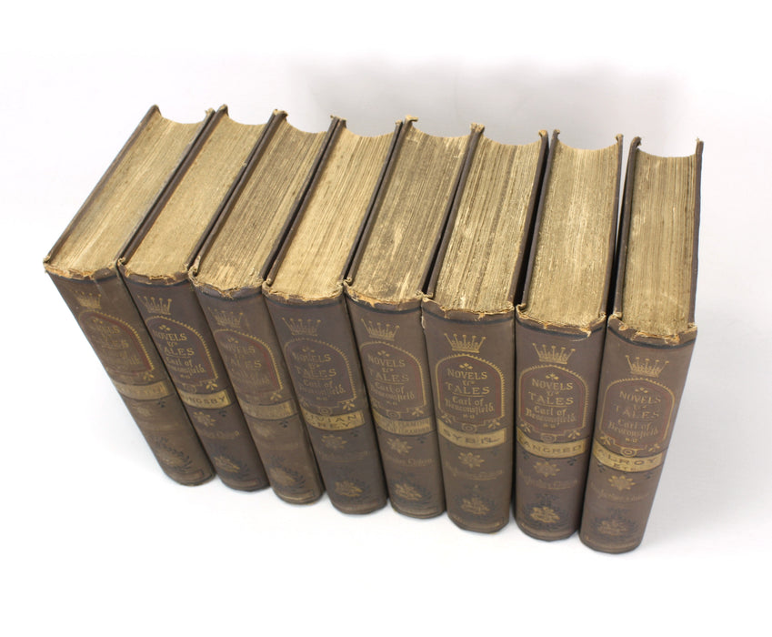 Novels and Tales by the Earl of Beaconsfield. 8 volumes, 1881. Hughenden Edition