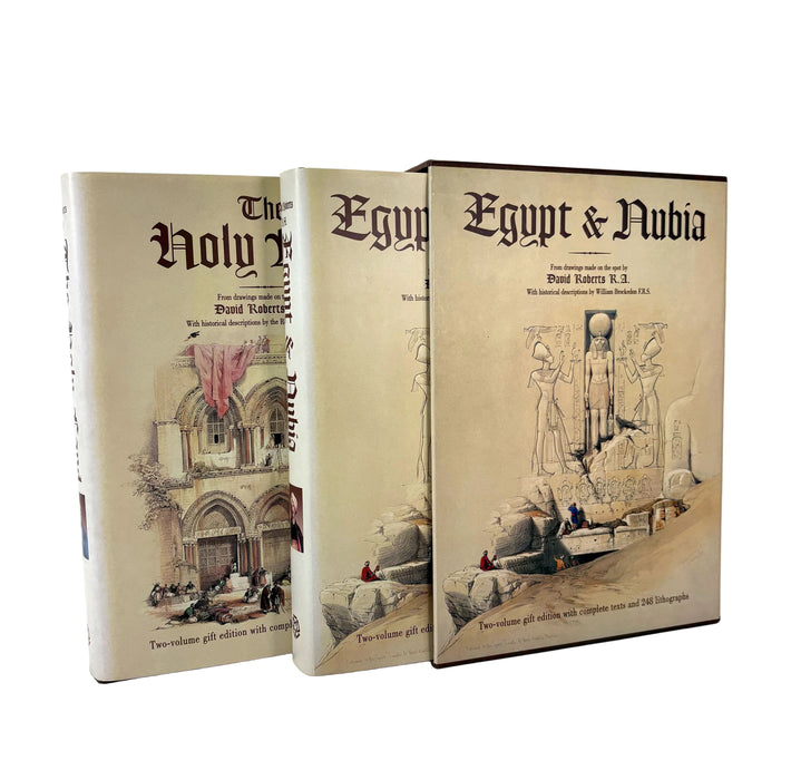 David Roberts; Egypt & Nubia, and The Holy Land, Two-volume gift edition in slipcase, 1999