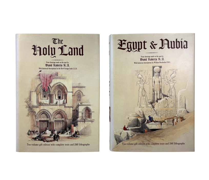 David Roberts; Egypt & Nubia, and The Holy Land, Two-volume gift edition in slipcase, 1999