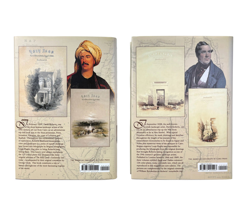 David Roberts; Egypt & Nubia, and The Holy Land, Two-volume gift edition in slipcase, 1999