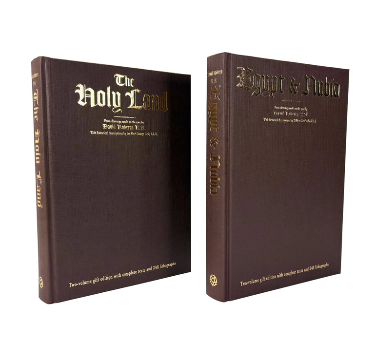 David Roberts; Egypt & Nubia, and The Holy Land, Two-volume gift edition in slipcase, 1999