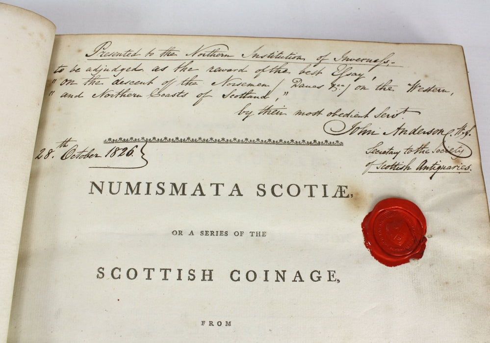 Numismata Scotiae; Or a Series of the Scottish Coinage, from the Reign of William the Lion to the Union, Adam de Cardonnel, 1786
