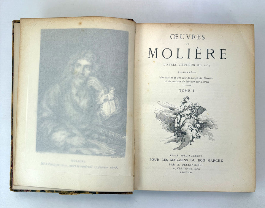 Œuvres de Molière, Édition Spécialement pour les Magasins du Bon Marché, par A. Deslinières, Paris, 1896