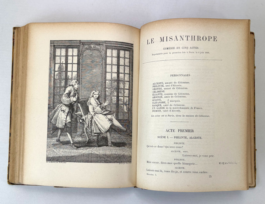 Œuvres de Molière, Édition Spécialement pour les Magasins du Bon Marché, par A. Deslinières, Paris, 1896