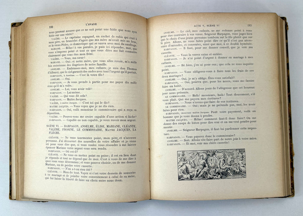 Œuvres de Molière, Édition Spécialement pour les Magasins du Bon Marché, par A. Deslinières, Paris, 1896