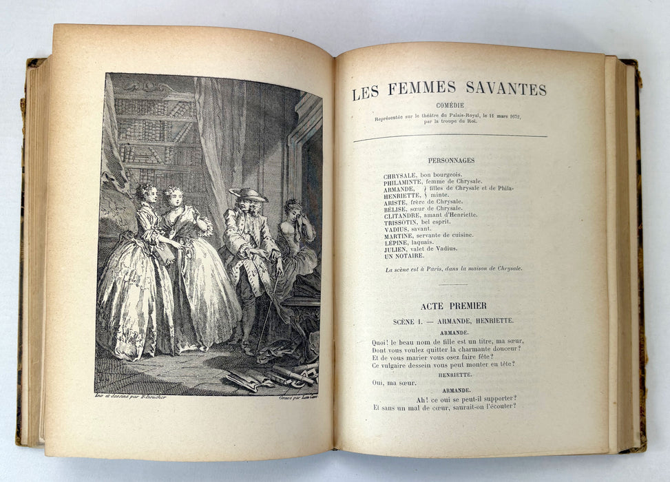 Œuvres de Molière, Édition Spécialement pour les Magasins du Bon Marché, par A. Deslinières, Paris, 1896