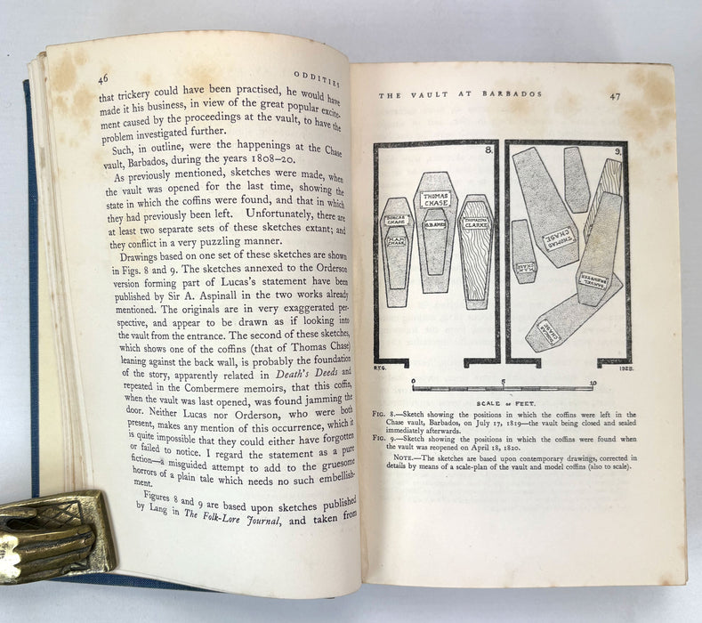 Oddities; A Book of Unexplained Facts, by Rupert T. Gould. Published by Philip Allan, 1928.