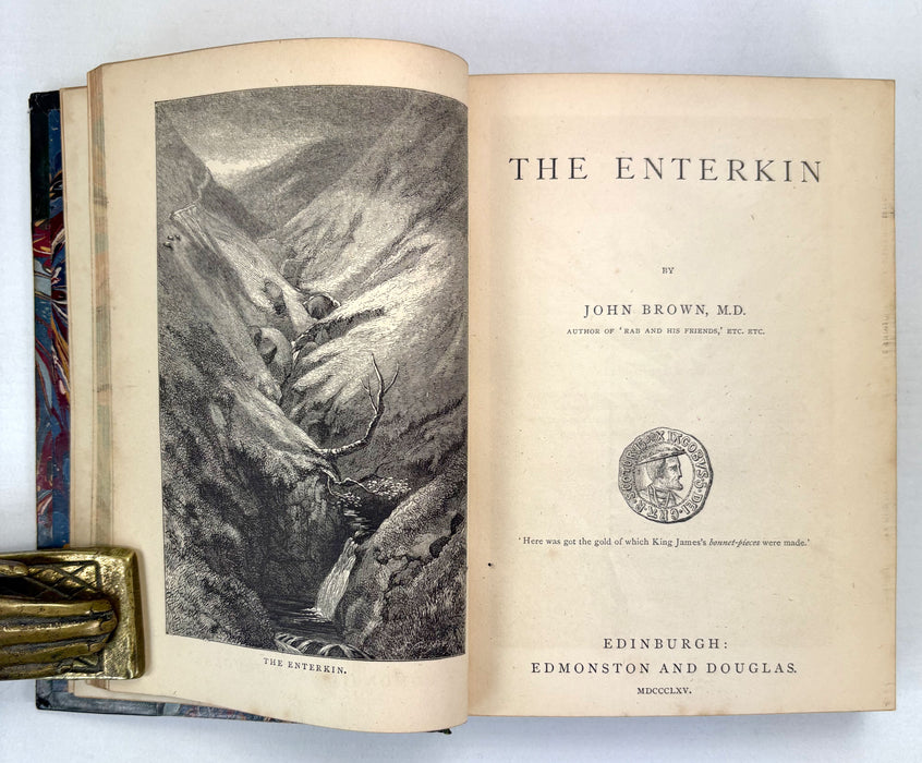 Odds and Ends; A Scottish Sammelband of Ten Works, including Bibliomania and the Stormontfield Piscicultural Experiments. Edmonston & Douglas, 1865-1867