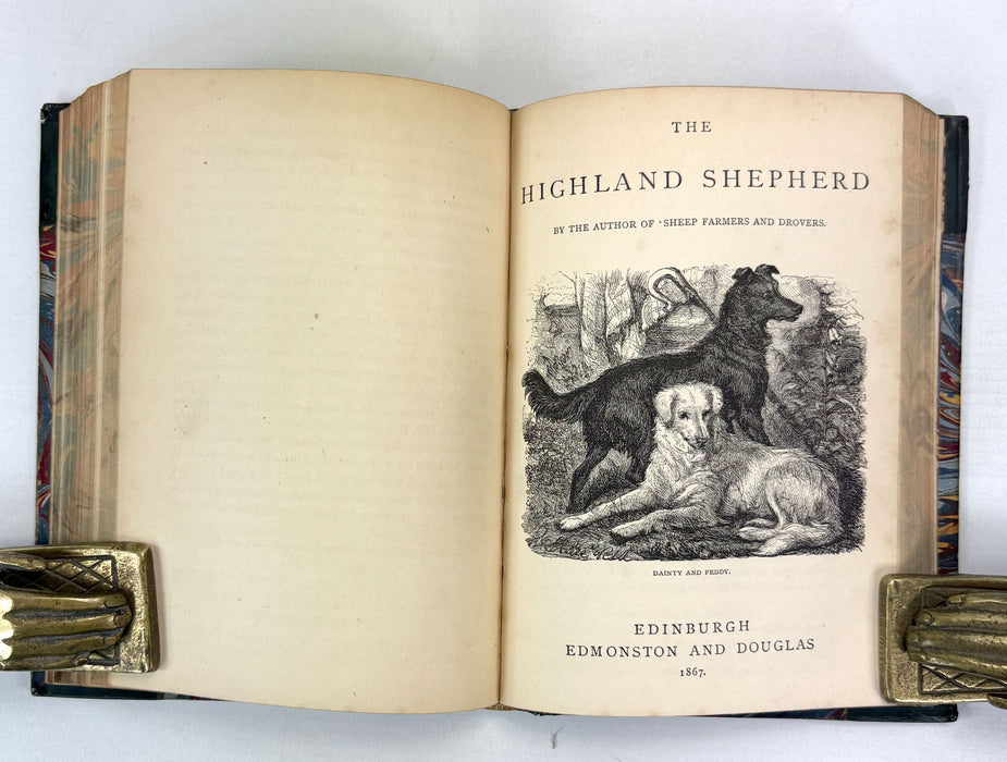 Odds and Ends; A Scottish Sammelband of Ten Works, including Bibliomania and the Stormontfield Piscicultural Experiments. Edmonston & Douglas, 1865-1867