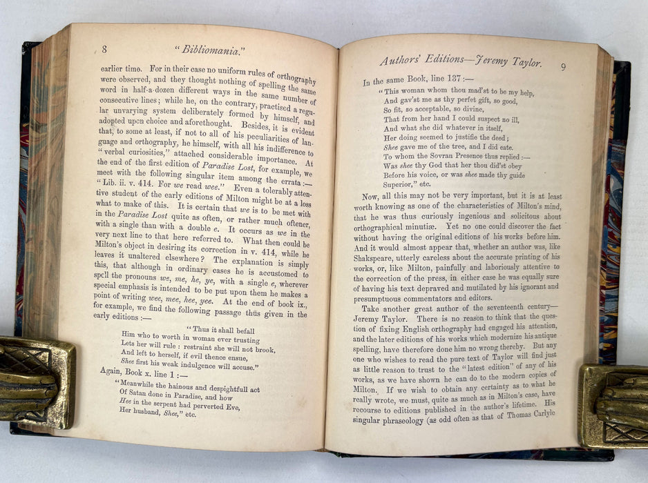 Odds and Ends; A Scottish Sammelband of Ten Works, including Bibliomania and the Stormontfield Piscicultural Experiments. Edmonston & Douglas, 1865-1867